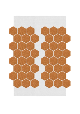 АМК Соты однотонный 501 — декоративное покрытие
