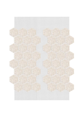 АМК Соты однотонный 001 — декоративное покрытие