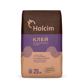 Holcim Клей Profi 120 для керамогранита и камня, 25 кг (56 шт/пал) (Хольцим).