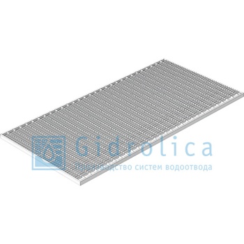 Решетка стальная Gidrolica® Step Pro 490×990 (ячейка)