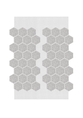 АМК Соты однотонный 002 — декоративное покрытие