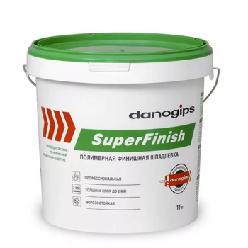 Шпаклевка финишная полимерная Danogips SuperFinish, 18кг