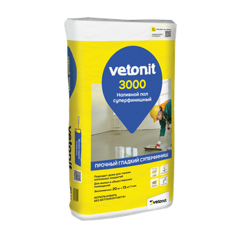 Суперфинишный наливной пол ветонит 3000, 20кг