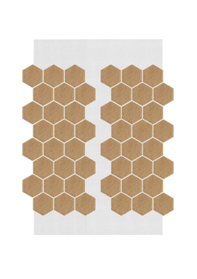 АМК Соты однотонный 102 — декоративное покрытие